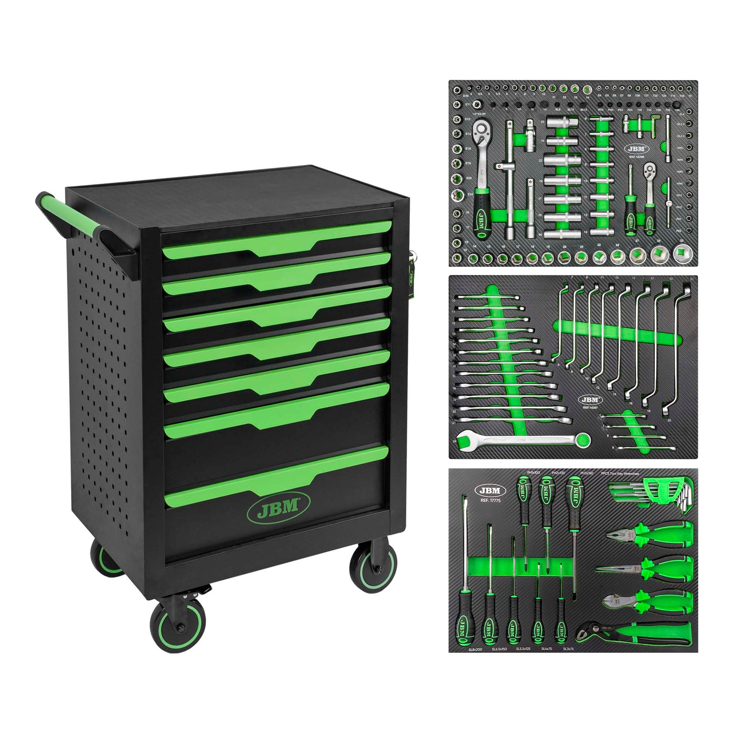 Tool trolley 7 drawers