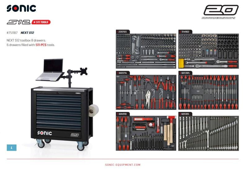 Tool trolley 7 drawers